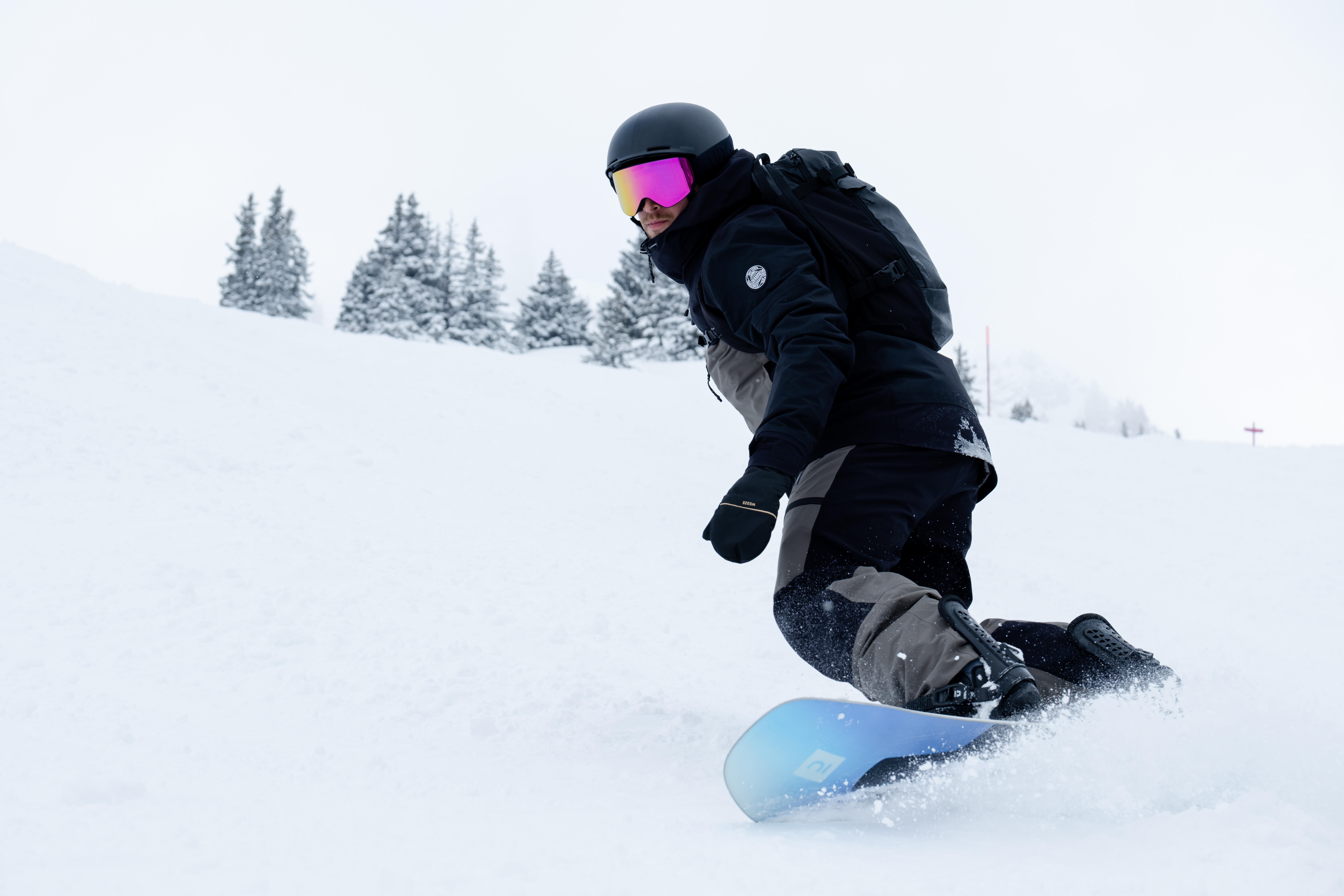 Warm and Waterproof Ski Mittens – 100 - WEDZE