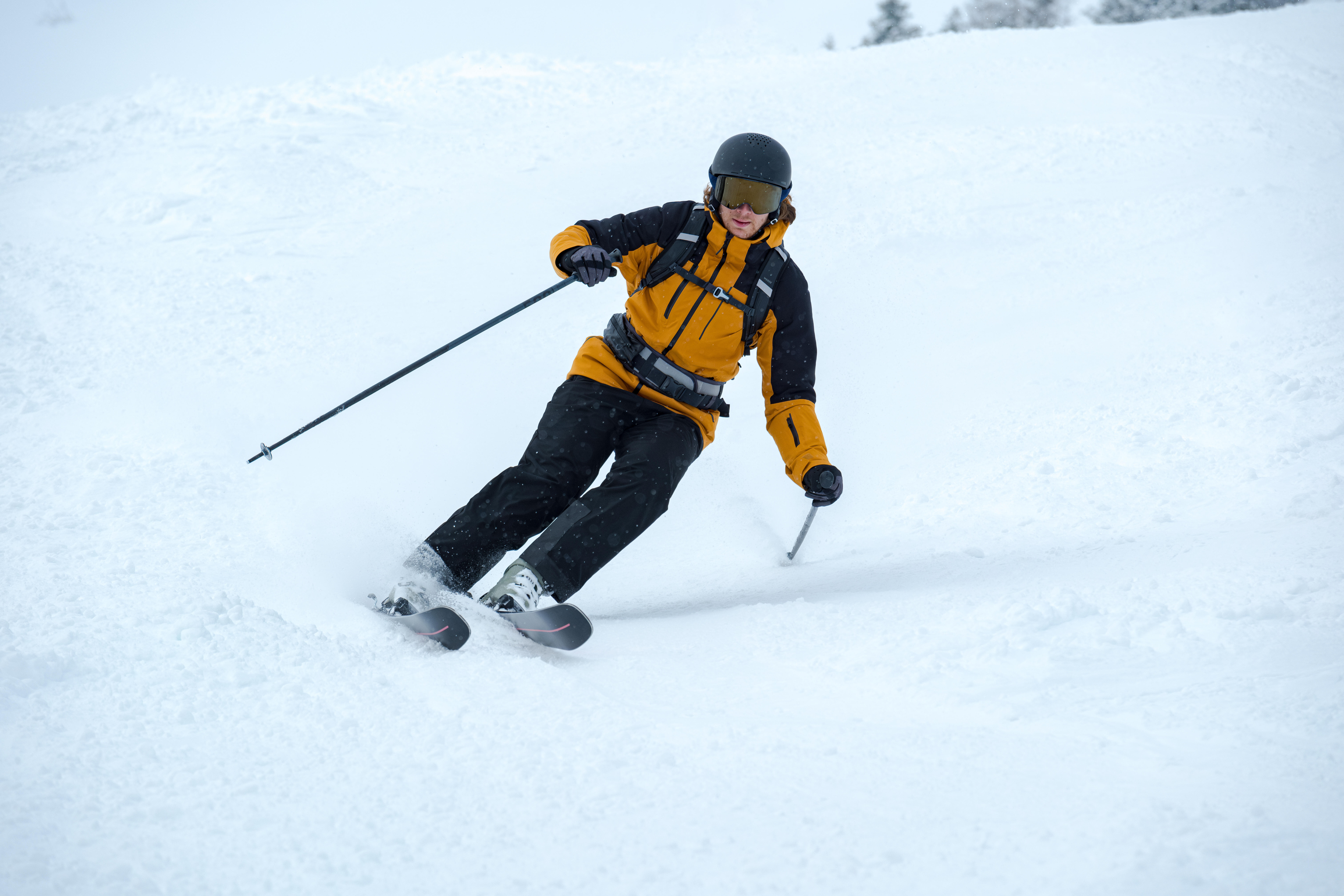 INYO Herren Ski- & Wanderhose – Wasserabweisend, Fleece-gefüttert, Mit Gürtel, Für Outdoor