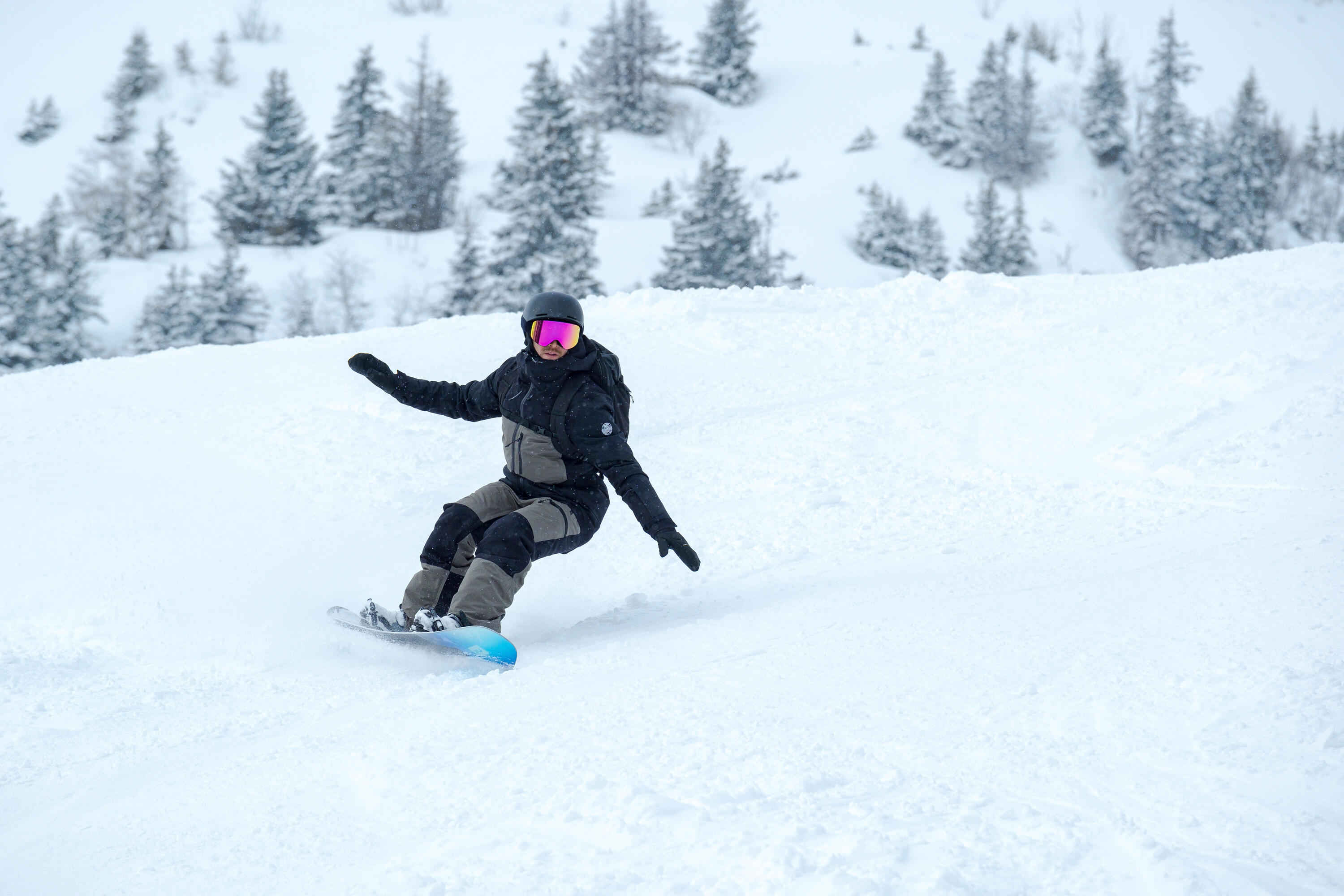 Kurtka snowboardowa męska Dreamscape SNB 500 ziprotect 14/16