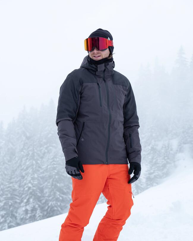 Veste de ski imperméable et résistante homme, 500 SPORT noir WEDZE