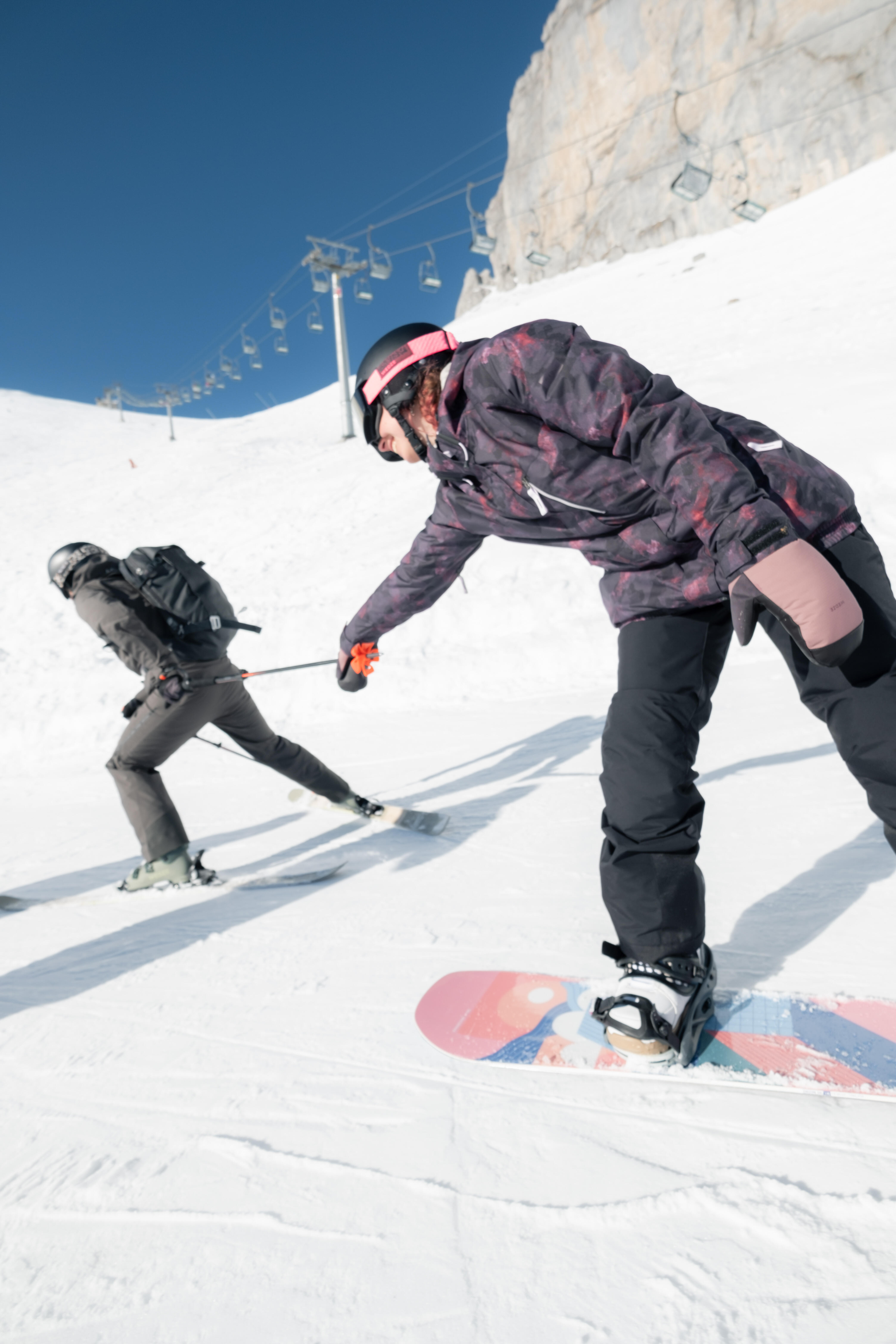 Warm and Waterproof Ski Mittens – 500 - WEDZE