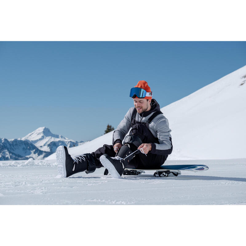 Boots de snowboard flexibili și confortabili SNB 100 Negru Bărbați