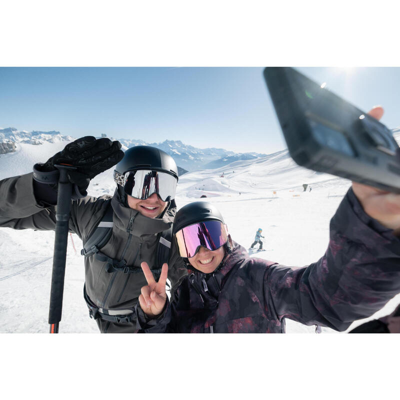 Masque de ski beau temps interchangeable adulte et enfant, g 900 c hd, panthère
