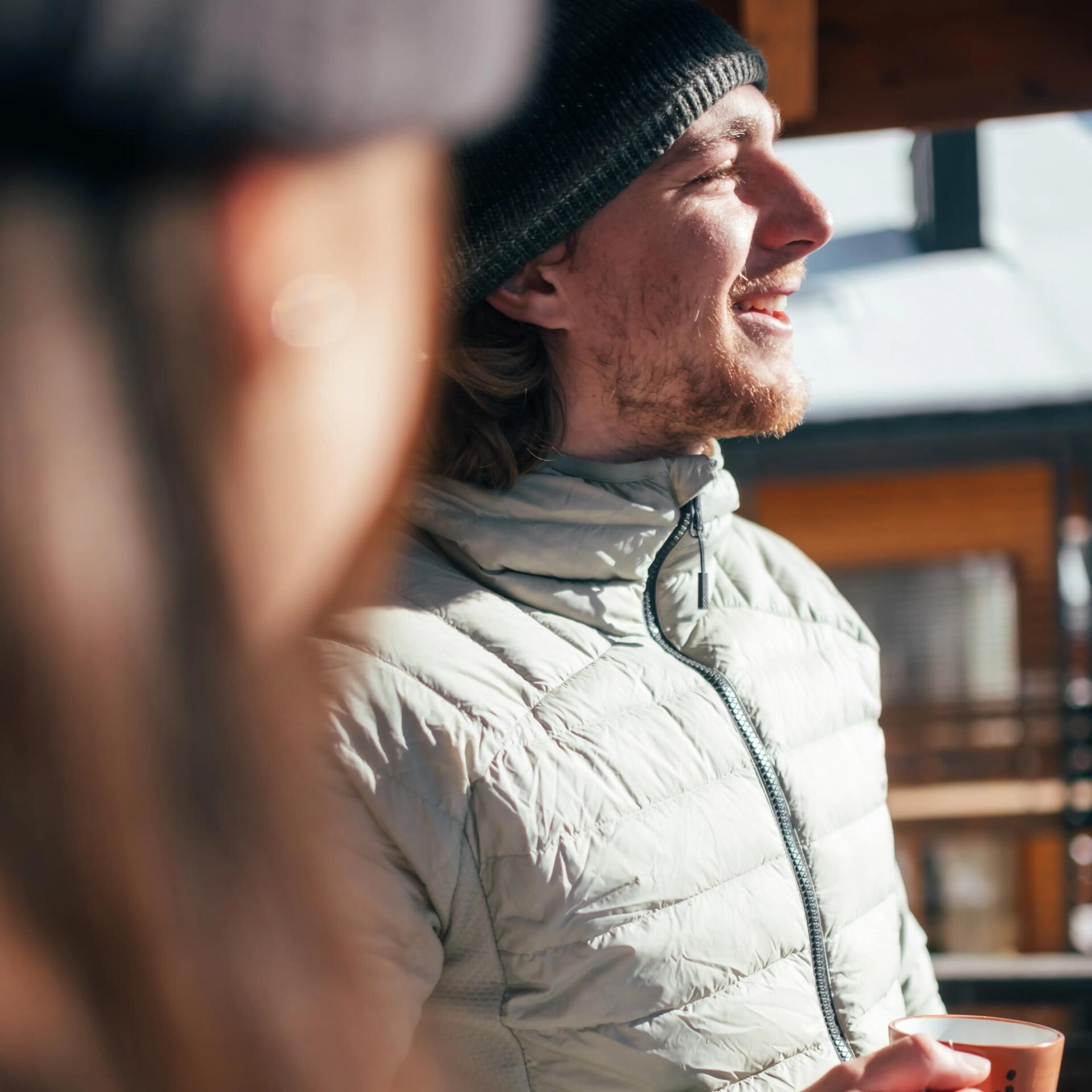 homme sous-veste doudoune de ski decathlon