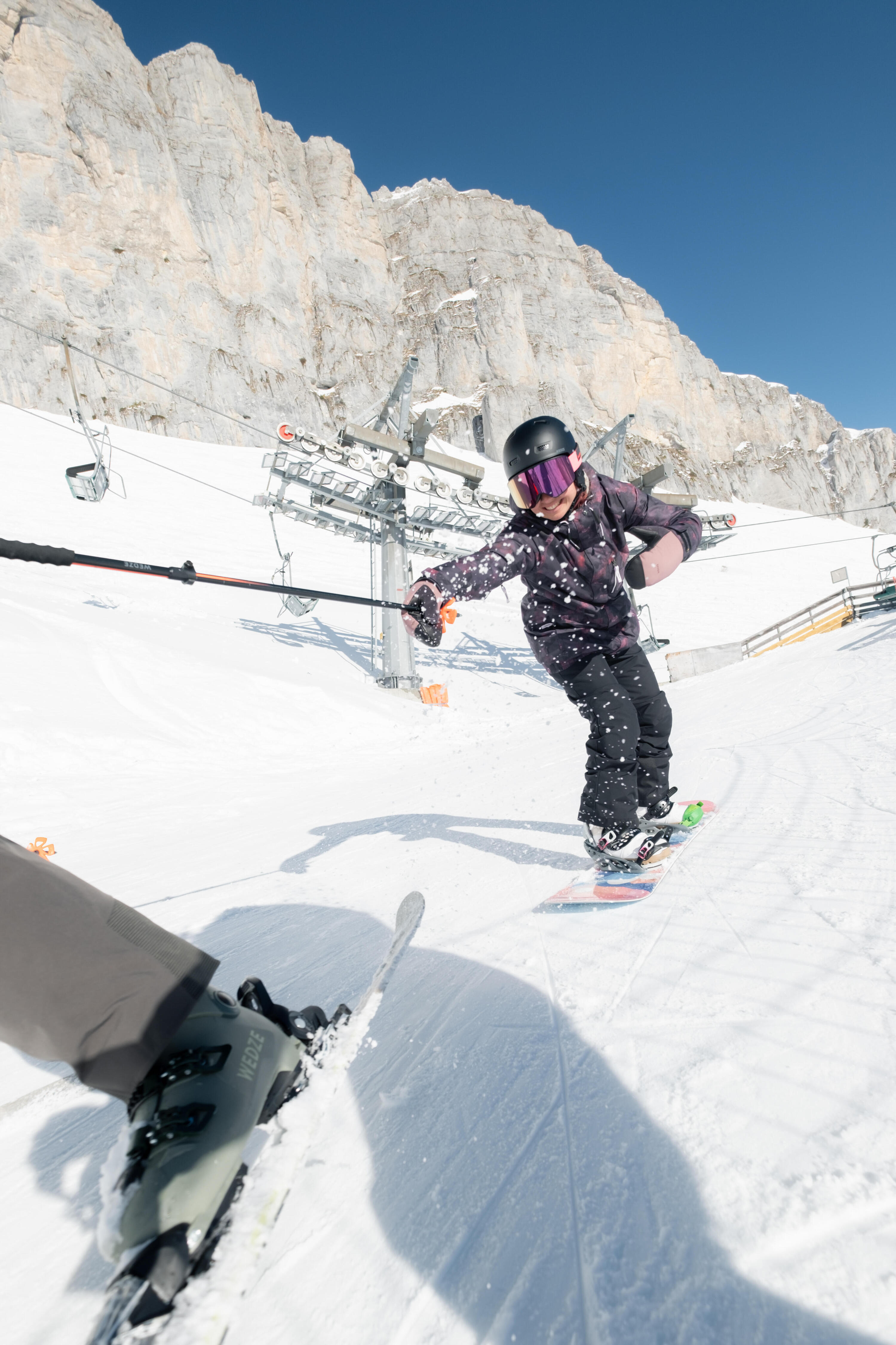 Mitaines de ski chaudes et imperméables, 500 7/7