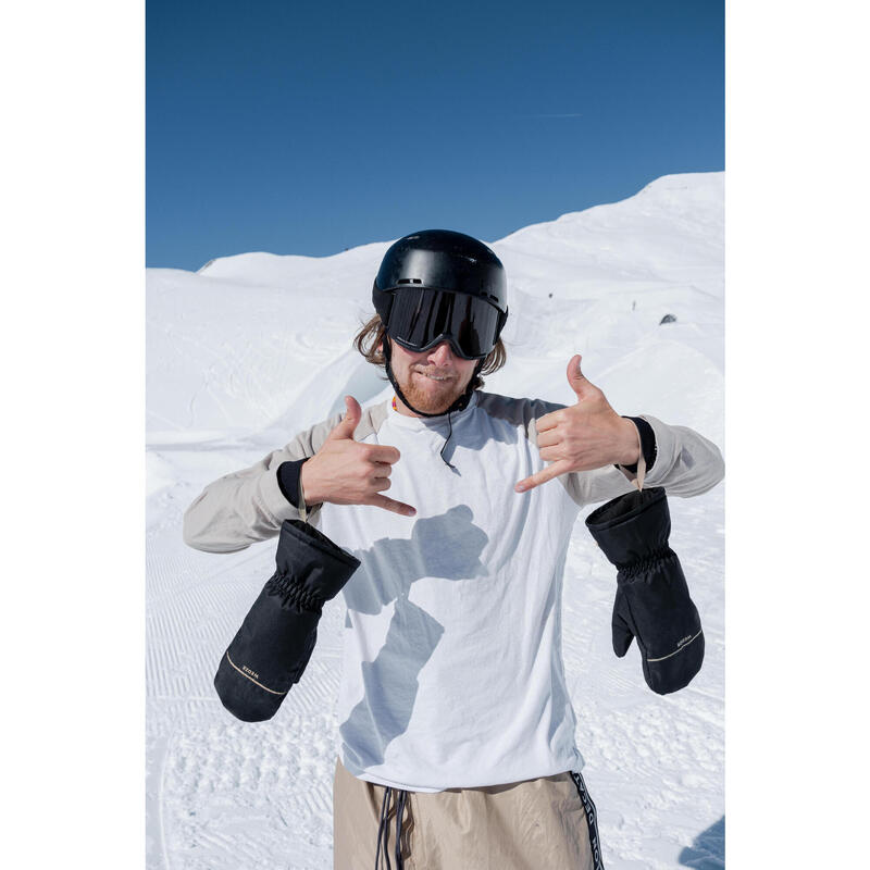 MOUFLE DE SKI ADULTE 100 - NOIRES