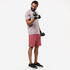Men's Fitness Cardio Training Shorts 500 - Pink
