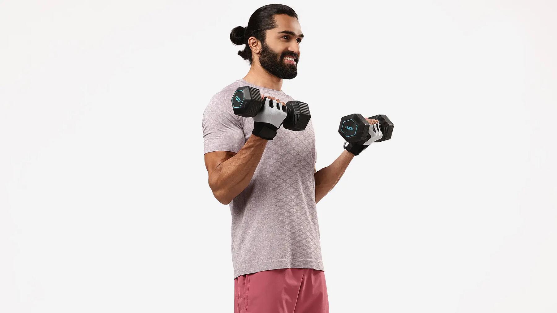 HIIT ohne springen ist dir zu eicht, mit Hanteln wird es noch anstrengender