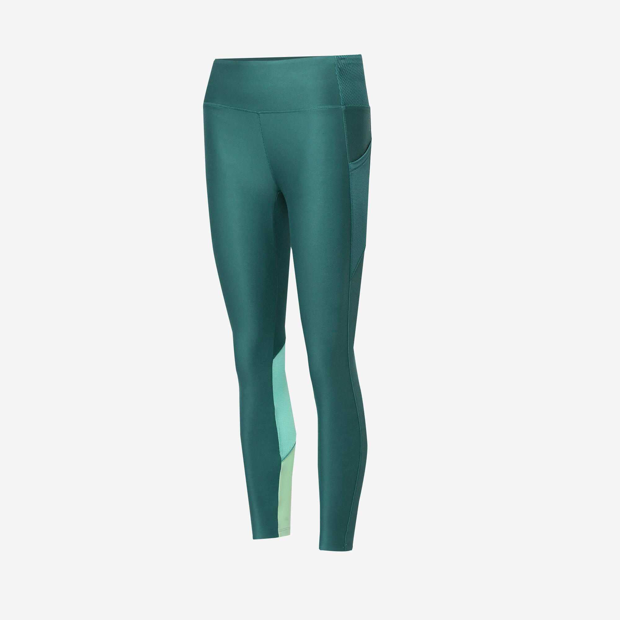 Women Gym Leggings with Phone Pocket - Mint green