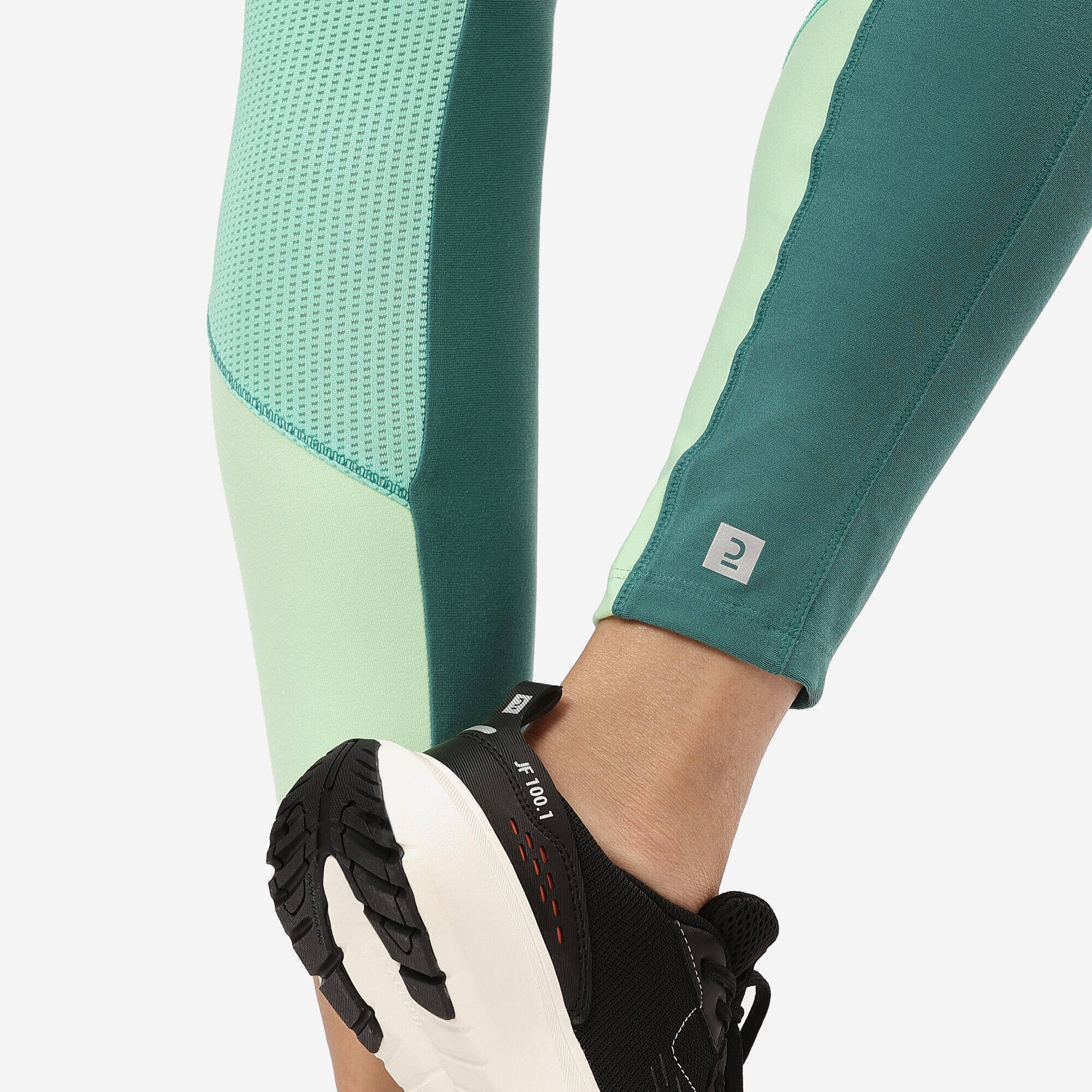 Women Gym Leggings with Phone Pocket - Mint green -  5