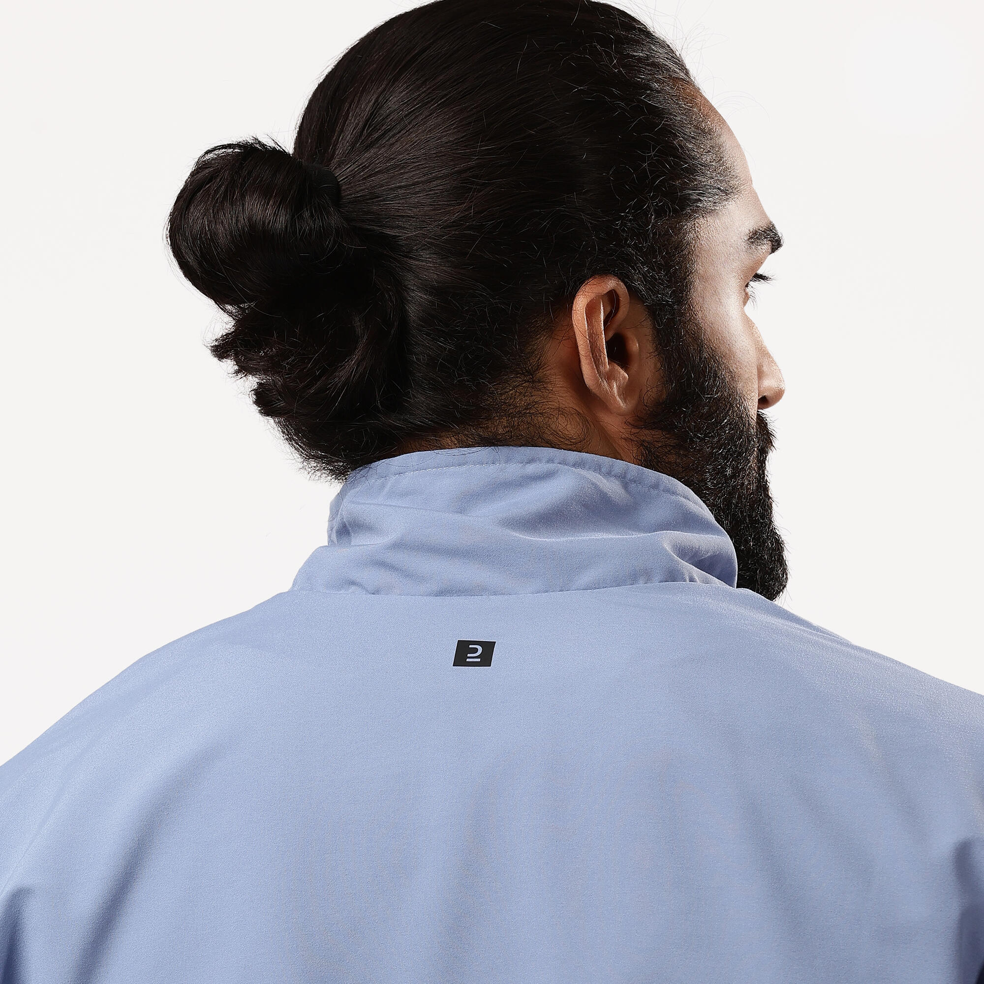 Men's Cardio Fitness Tracksuit Jacket FJA 100 - Indigo 6/8