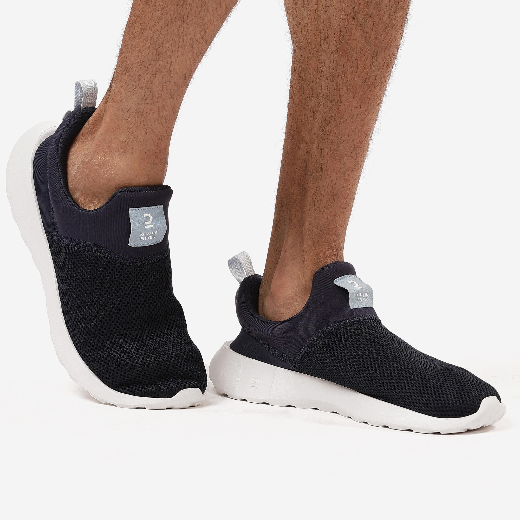 Be Fitted Men's Walking Sneaker Navy