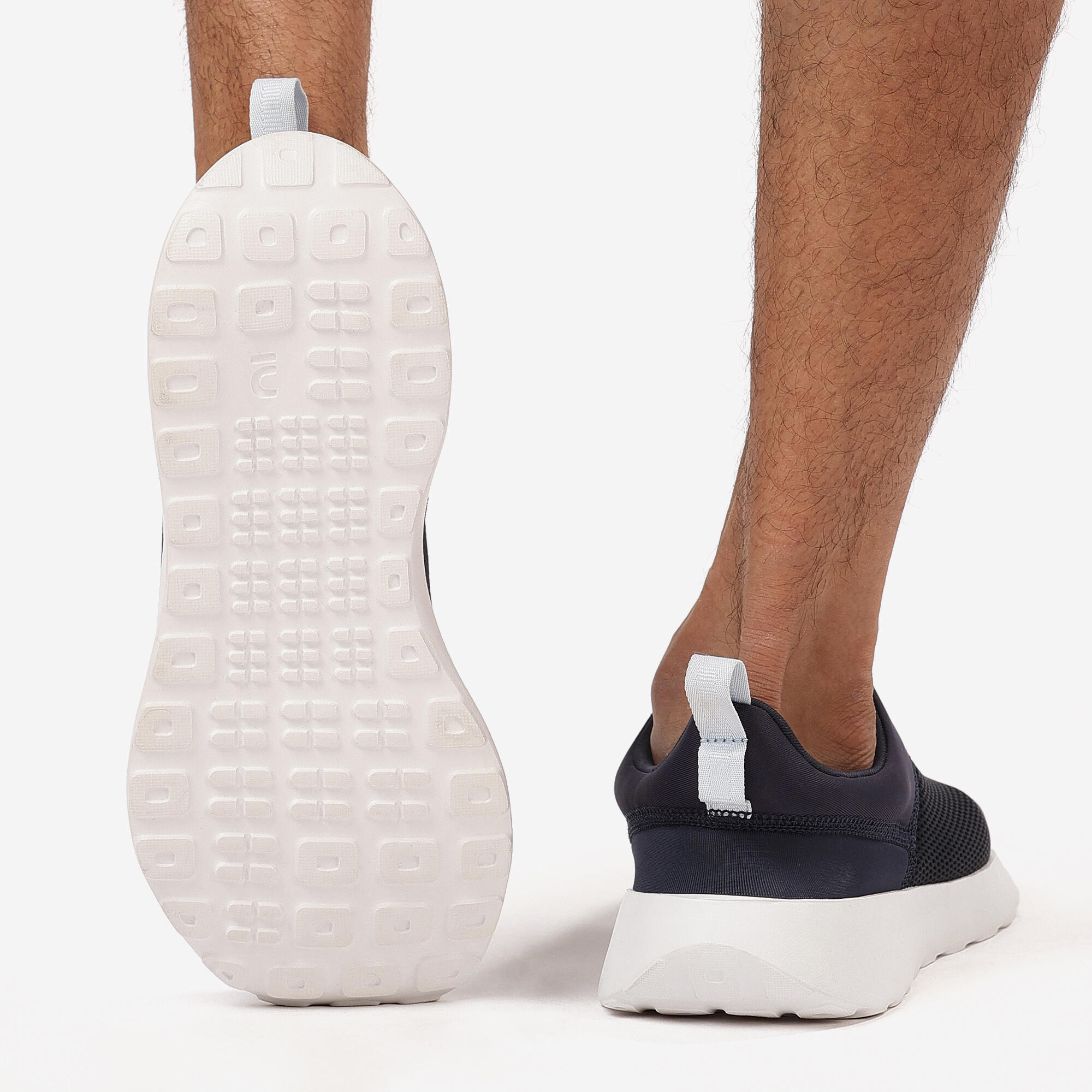 Be Fitted Men's Walking Sneaker Navy