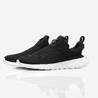 Be Fitted Men Walking Slip On Sneakers - Flexible EVA Sole, Cushioned - Black