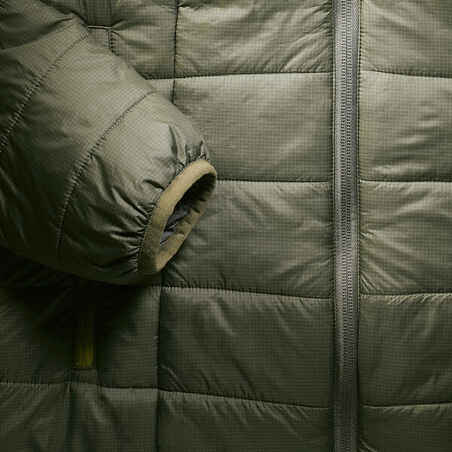 Γυναικείο μπουφάν με επένδυση και κουκούλα για ορεινή πεζοπορία - MT100 -5°C