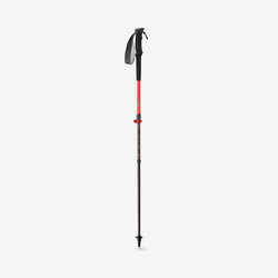 1 fast and precise adjustable hiking pole - MT500 red