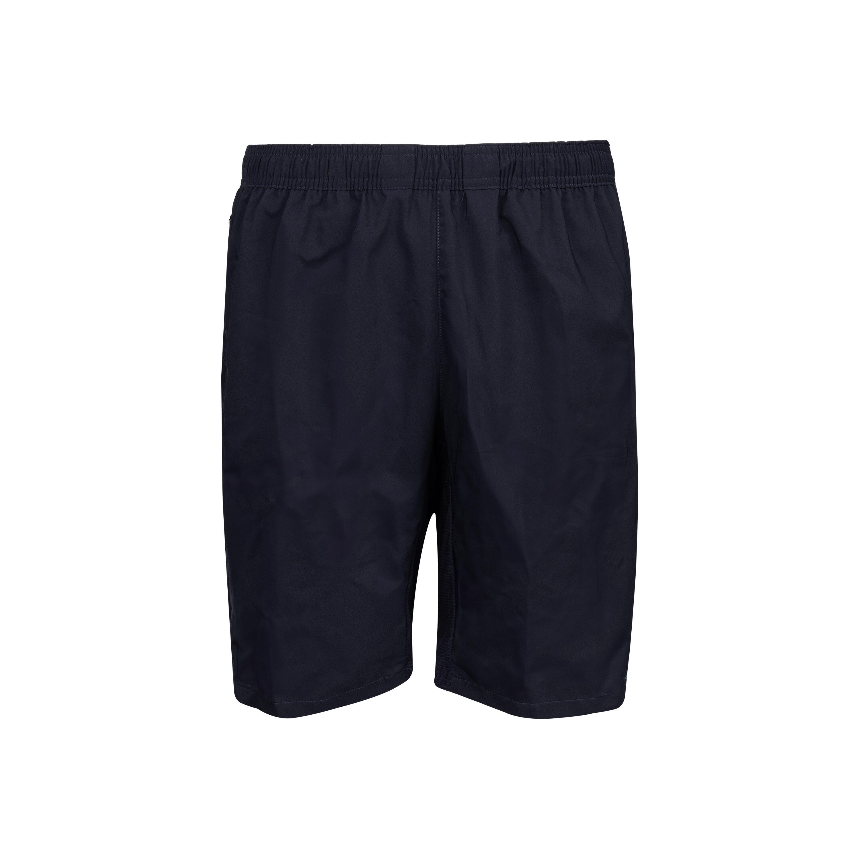 Men's Breathable Fitness Shorts with Zip-Up Pockets - Blue/Black 2/4