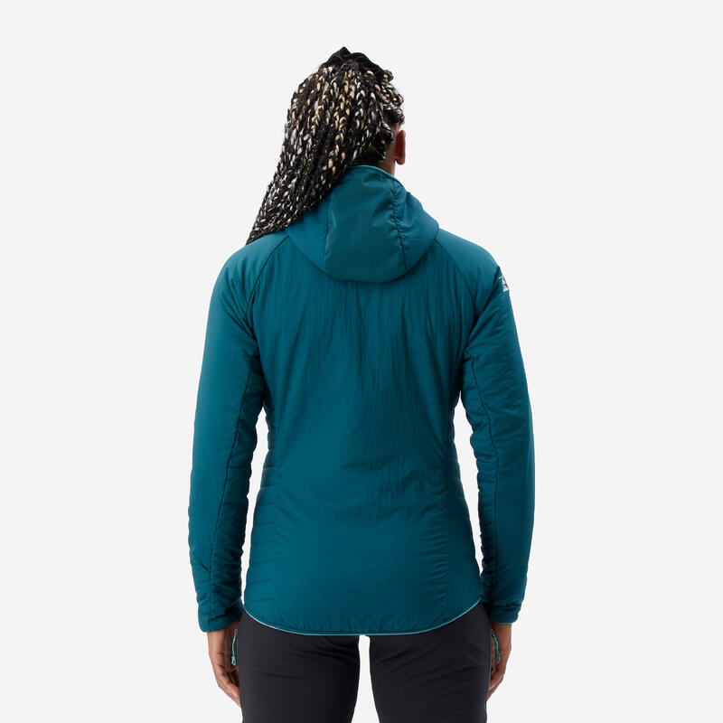 Damen wattierte Jacke - Alpinism graublau