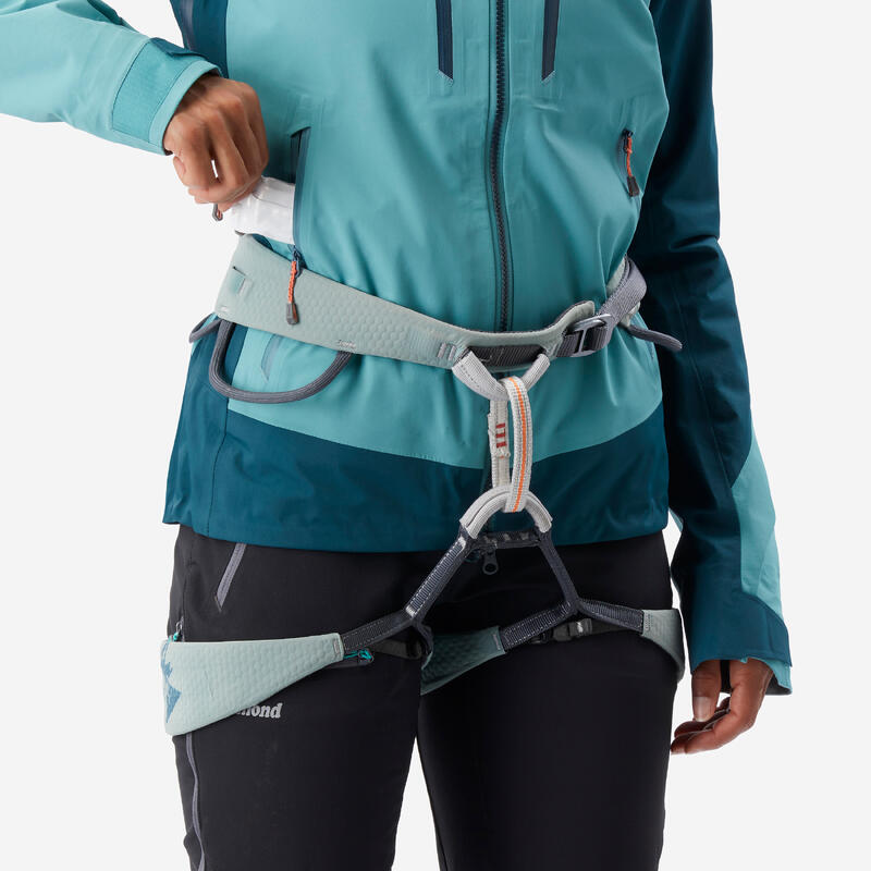 Veste imperméable d'ALPINISME Femme - ALPINISM EVO verte