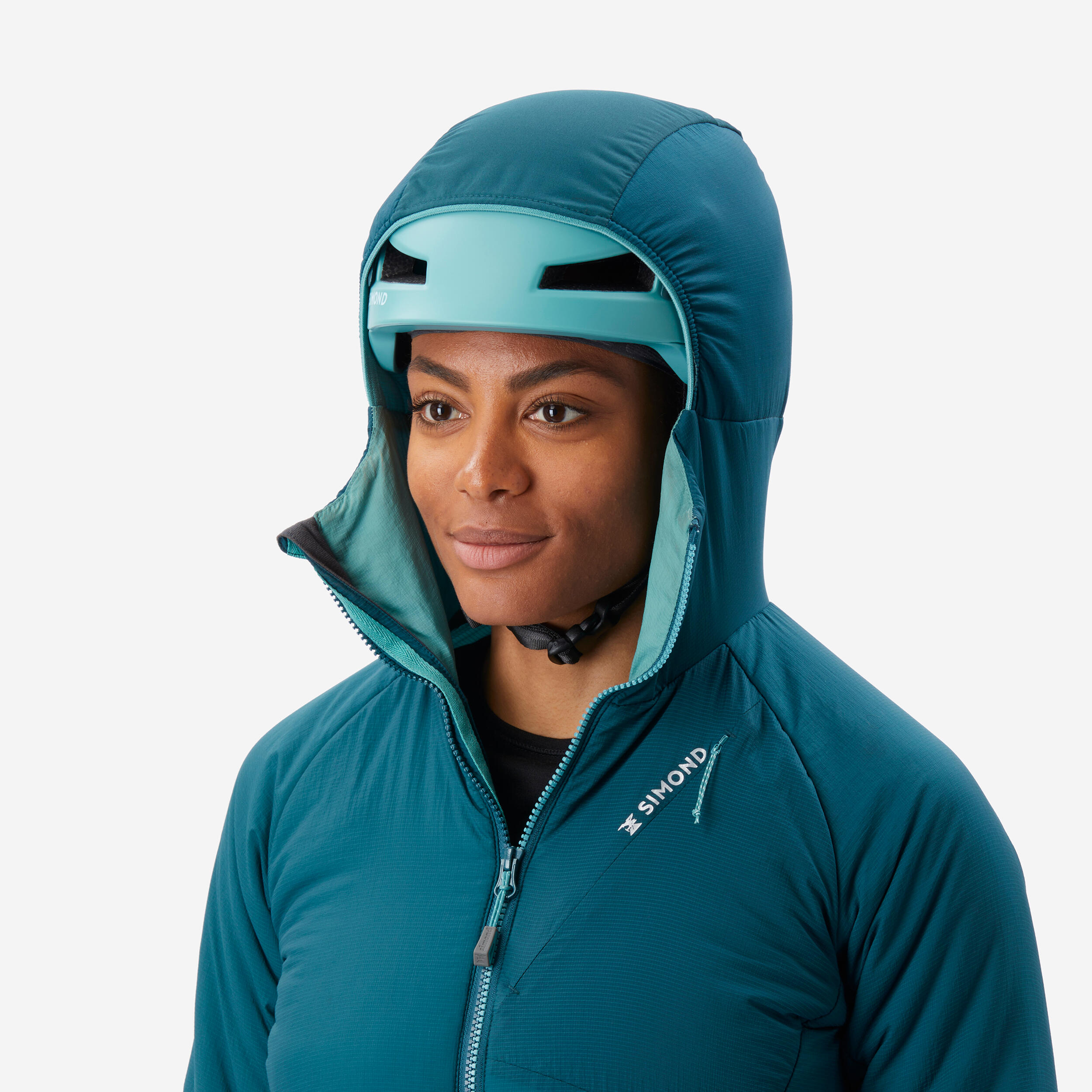 CASACO ACOLCHOADO SINTÉTICO de ALPINISMO MULHER - ALPINISM VERDE ESCURO 3/13