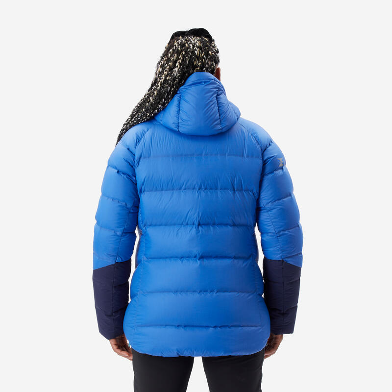 Piumino alpinismo donna MAKALU azzurro