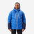 Doudoune en duvet d'alpinisme femme - makalu bleu