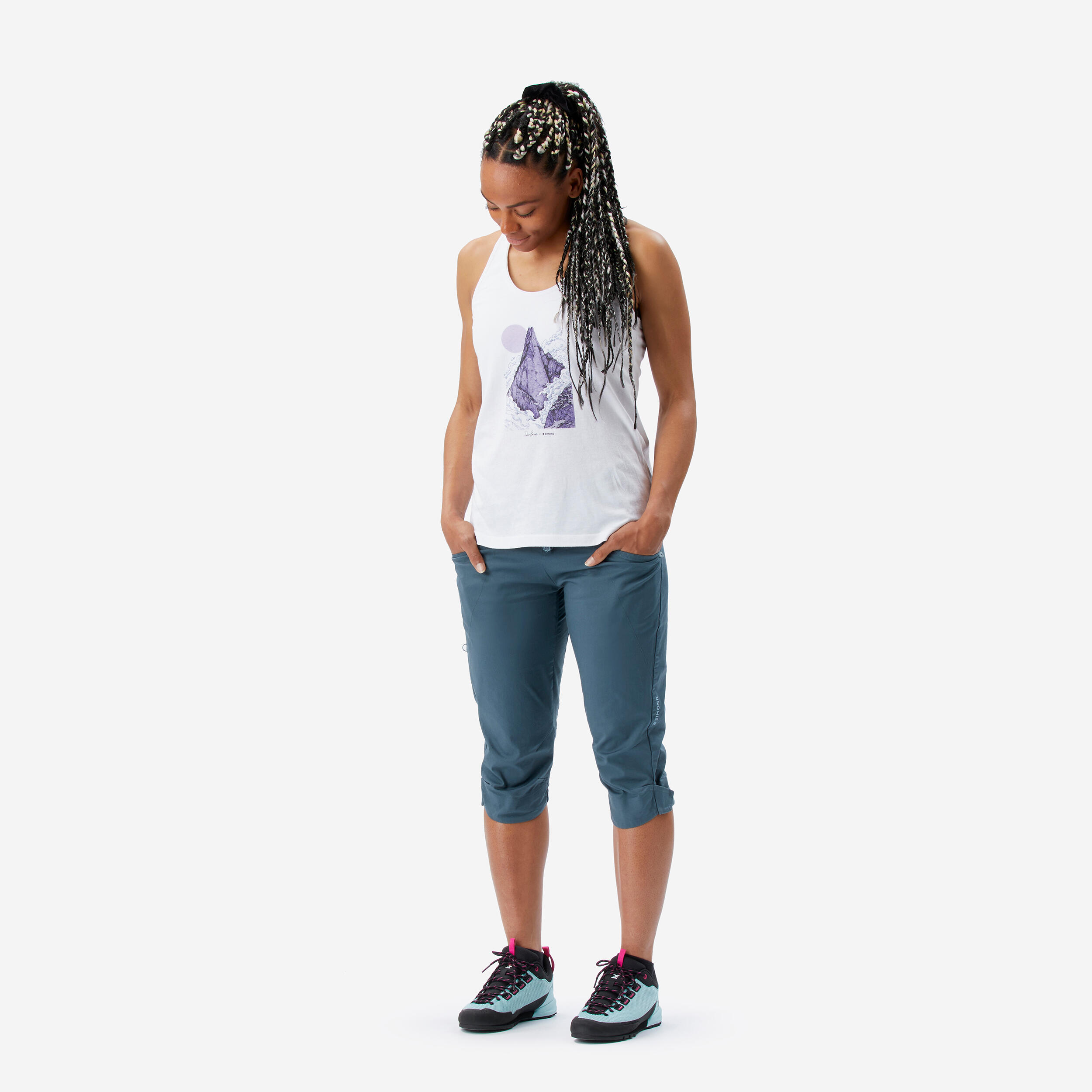 WOMEN’S CLIMBING 3/4 LENGTHS GREY 2/5