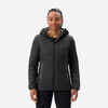 PARKA MUJER MT100 -5 °C NEGRO