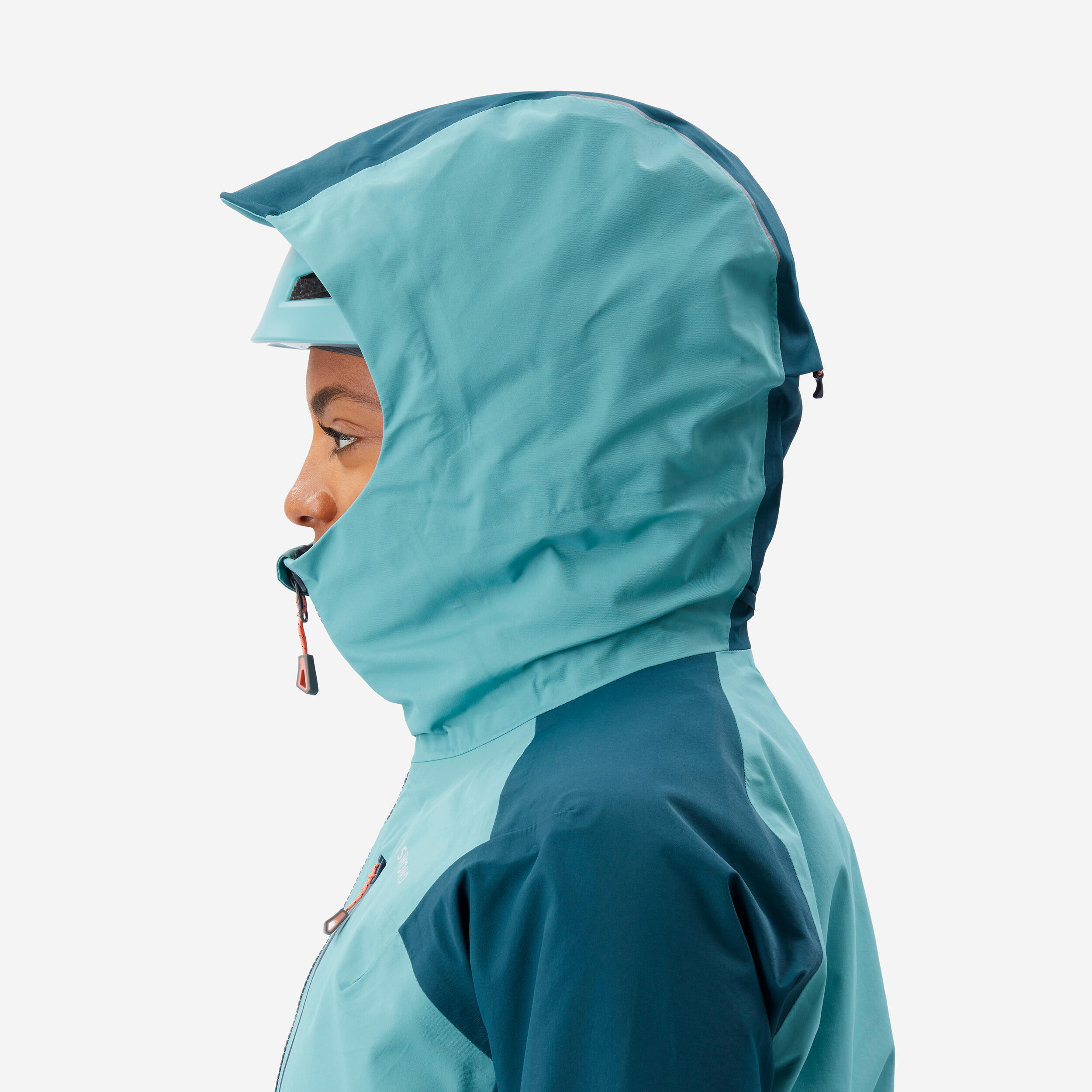 Waterdichte jas voor bergsport dames Alpinism Evo blauw 3/12