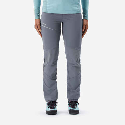 
      Damen leichte Softshellhose  - Alpinism Light EVO hellgrau
  