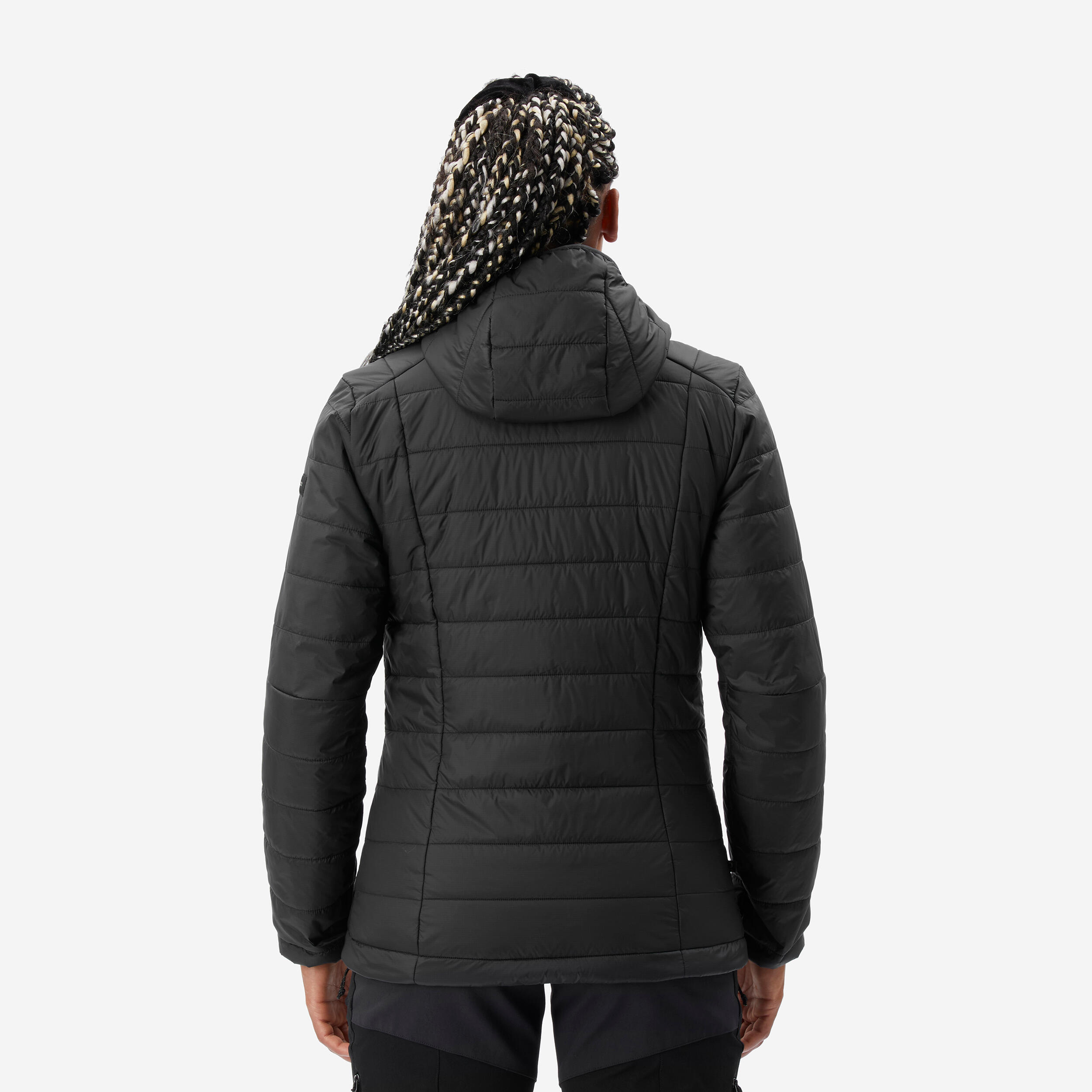 Women’s Padded Winter Jacket – MT 100 Black - FORCLAZ
