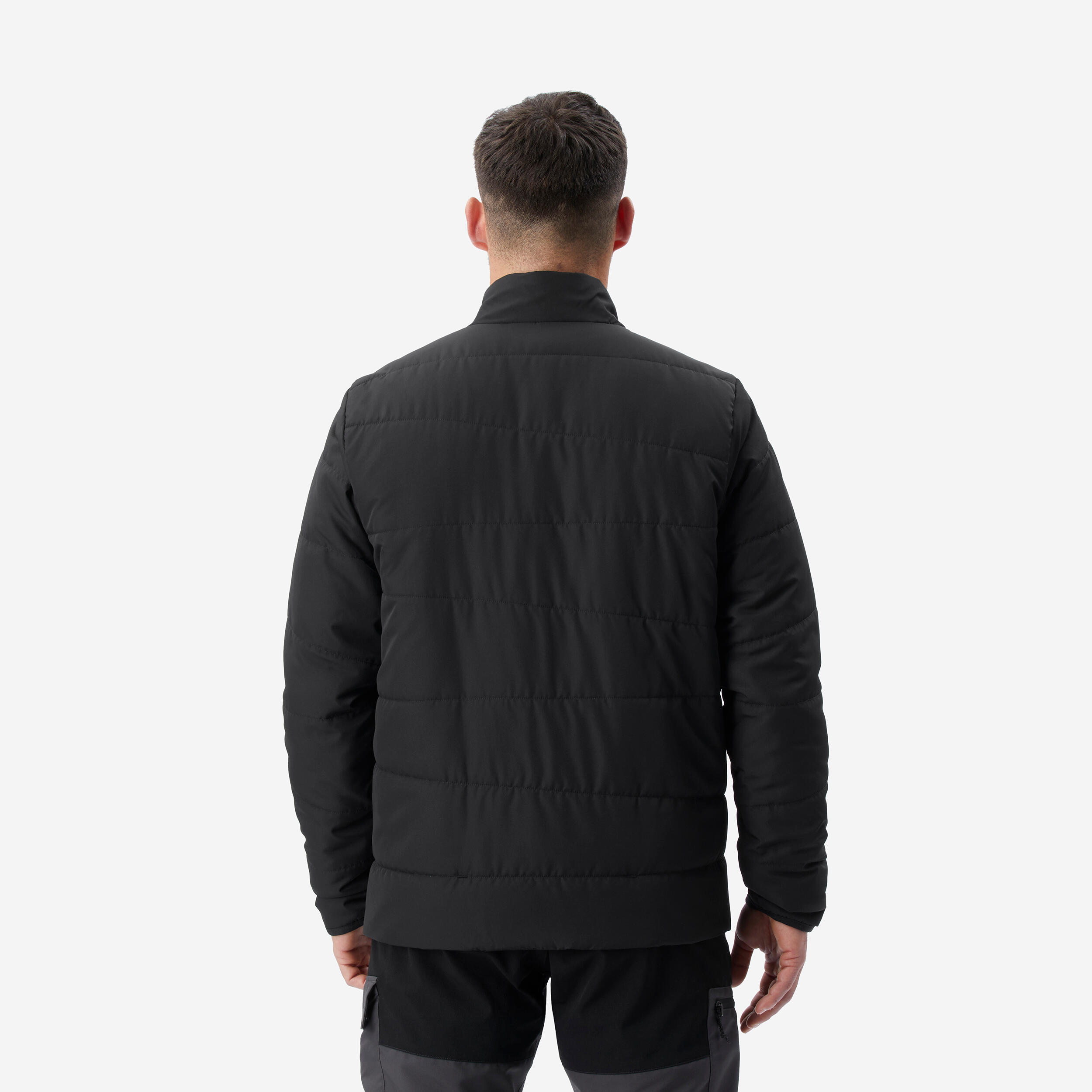 Men's Trekking Synthetic Padded Jacket MT50 0°C - Black - Decathlon