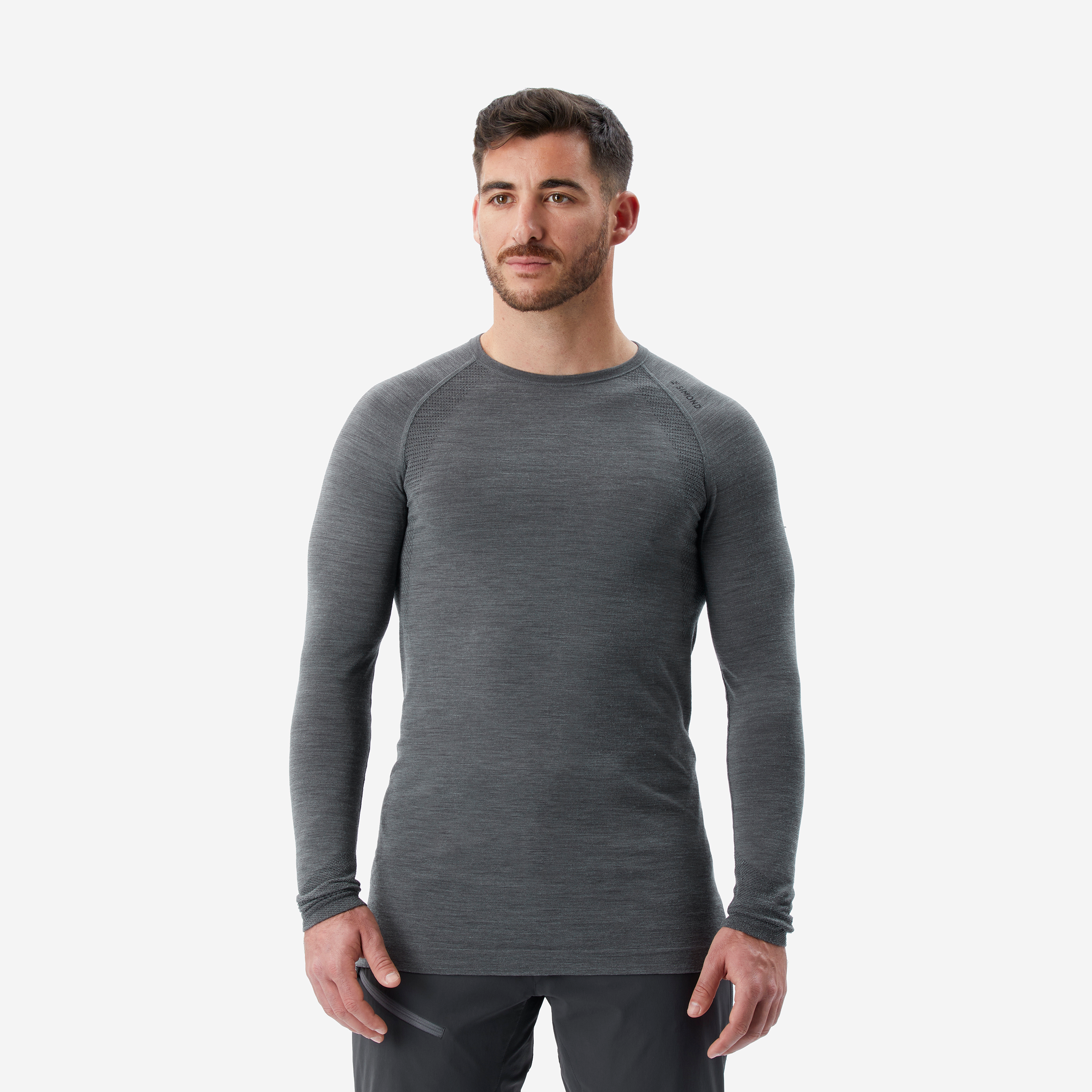 Tee-shirt seamless manches longues en laine mérinos homme - alpinisme - Randonnée - Trek - Simond- Clubs - Entreprises - Collectivités - Associations