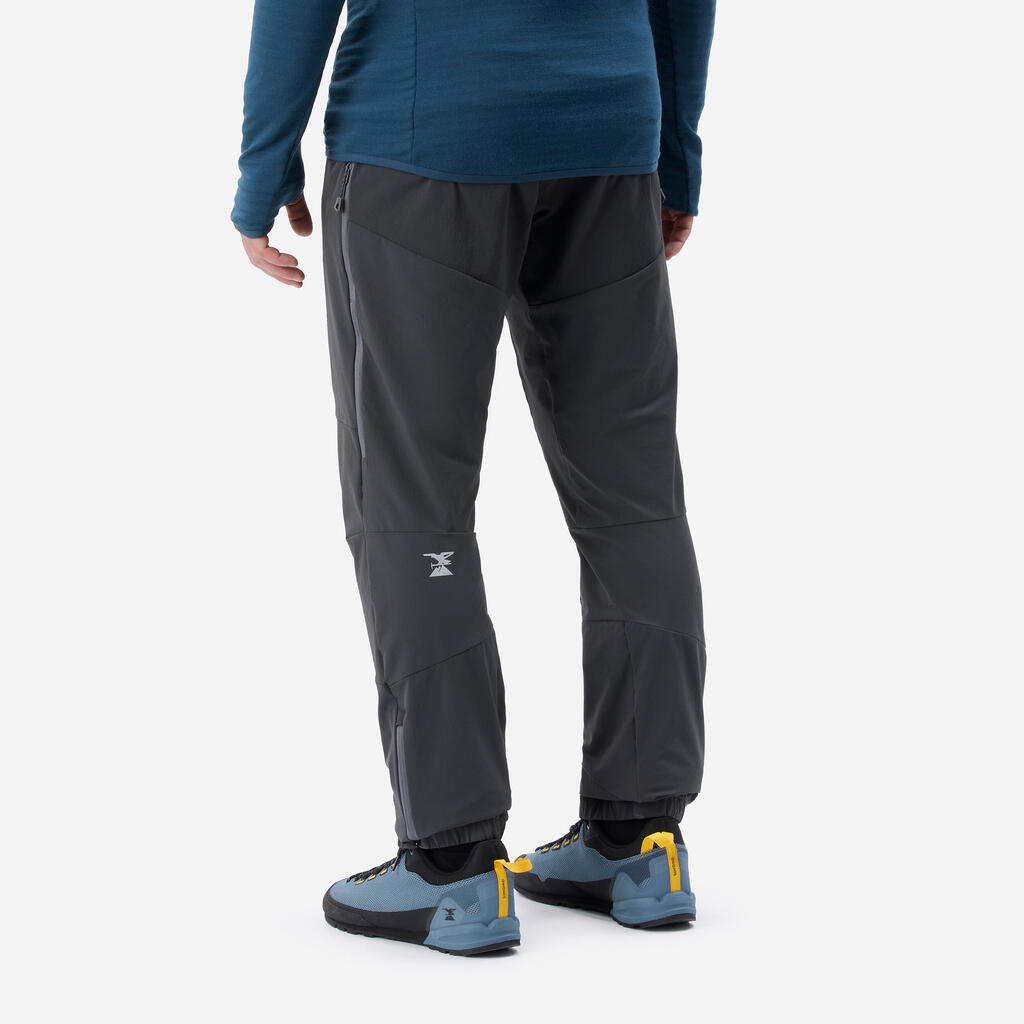 PANTALONE ALPINISM LIGHT EVO ZA PLANINARENJE MUŠKE - SIVE