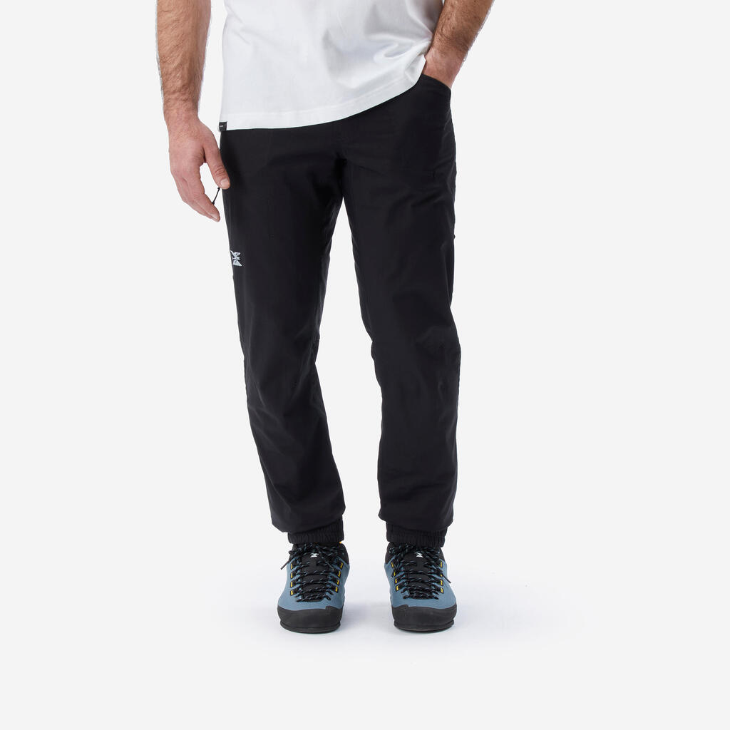 Men's climbing cotton trousers Vertika - Black