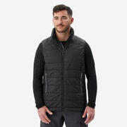 Vestă din vatelină Trekking MT100 Negru Bărbați