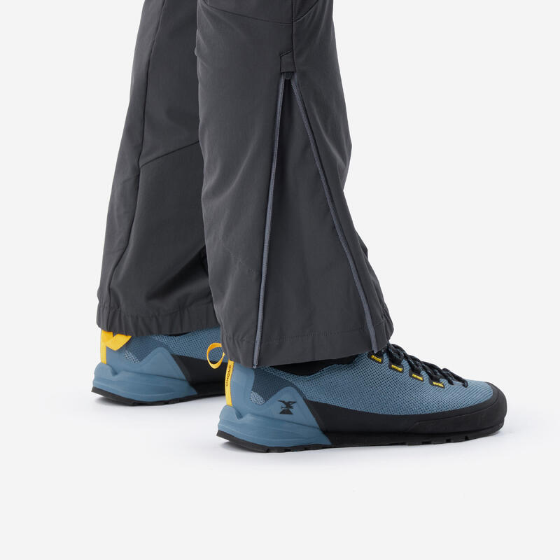 Pantaloni alpinismo uomo ALPINISM LIGHT EVO grigi