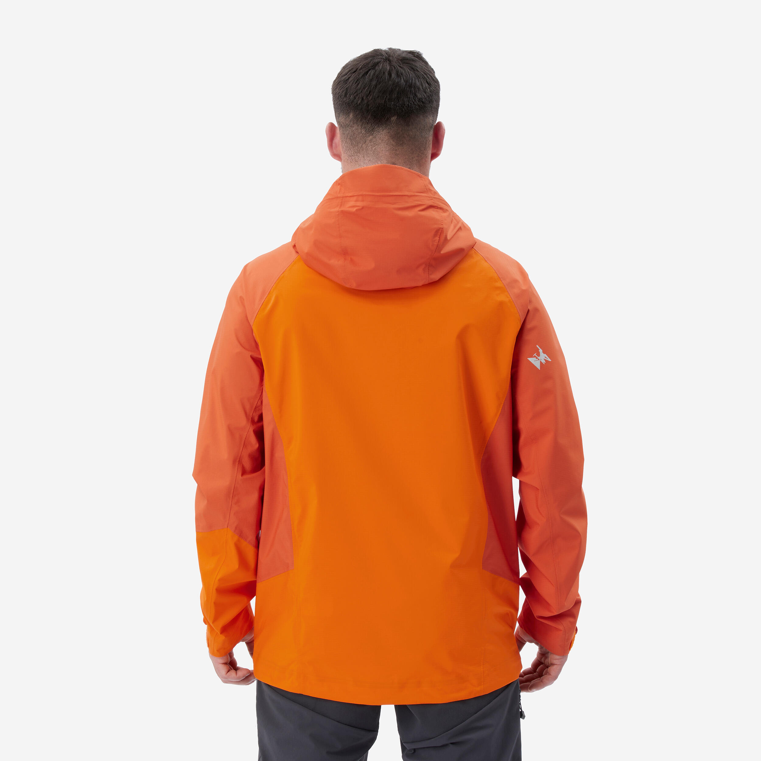 Waterproof mountaineering jacket MEN - ALPINISM LIGHT Orange