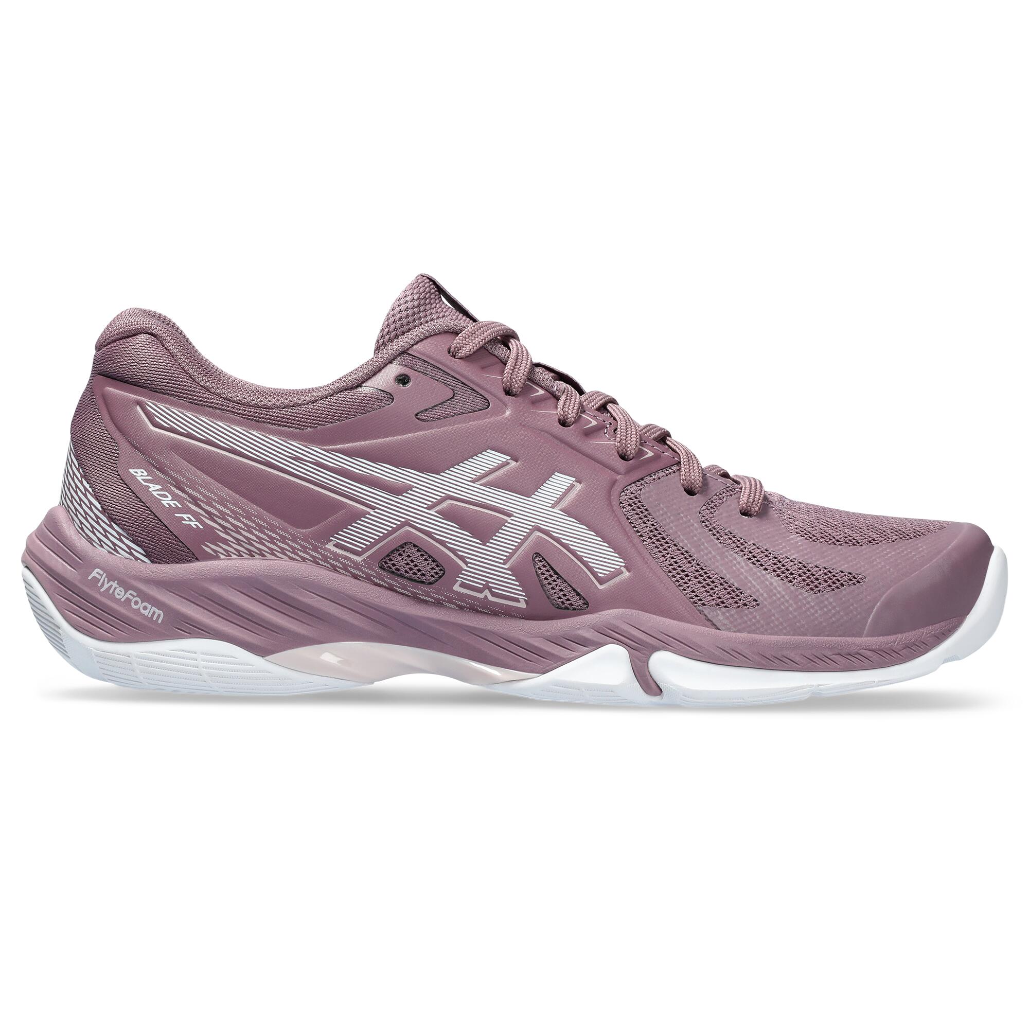 Asics - Chaussure Femme - Asics Blade Ff Dusty Mauve/white - Chaussures De Sport - Badminton Squash - - 37 - Decathlon
