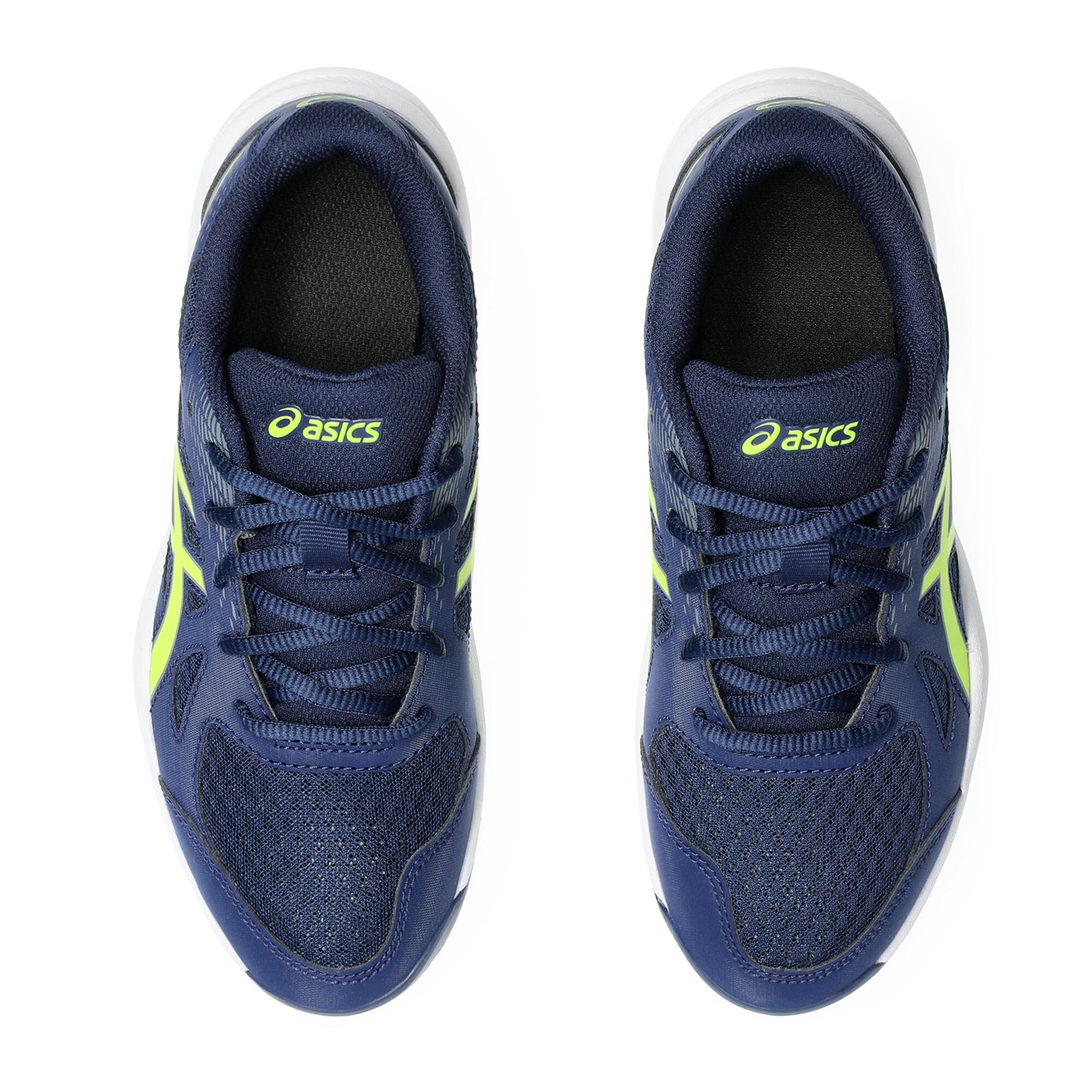 Kinder Hallenschuhe - ASICS Upcourt 6 GS blue/yellow 5/8