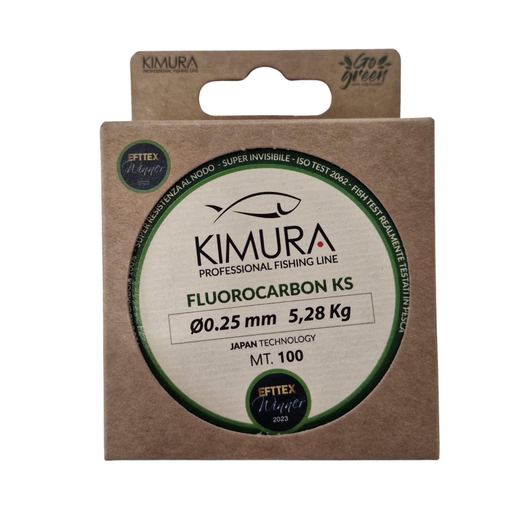 Filo pesca fluorocarbon 100% Kimura KS 100m 2/3