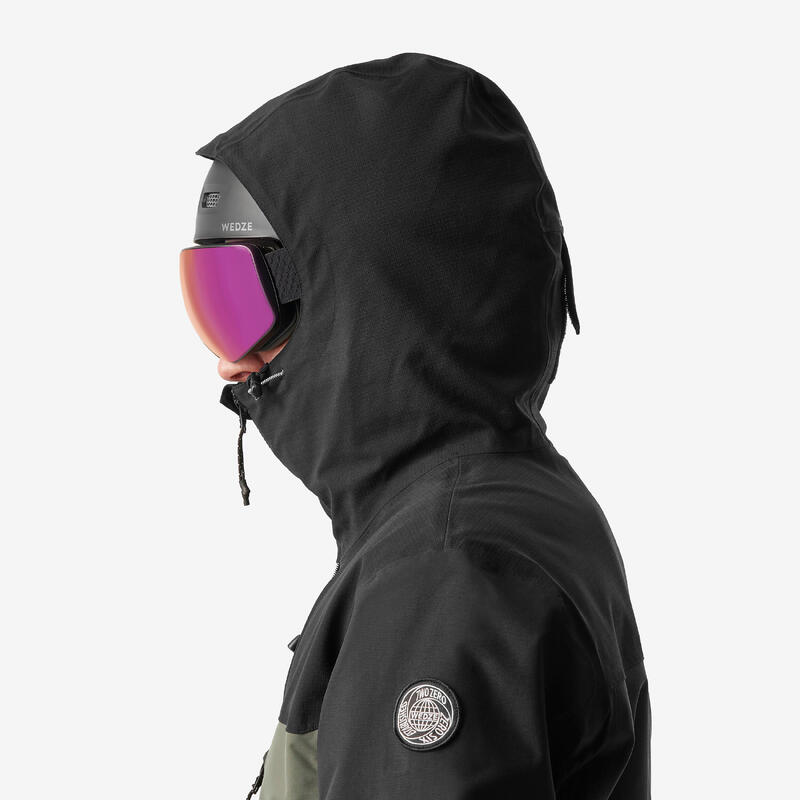 Pánská snowboardová bunda SNB 500 Ziprotec