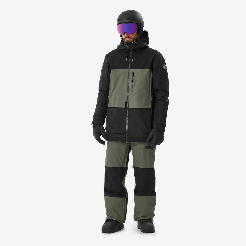Pánská snowboardová bunda SNB 500 Ziprotec