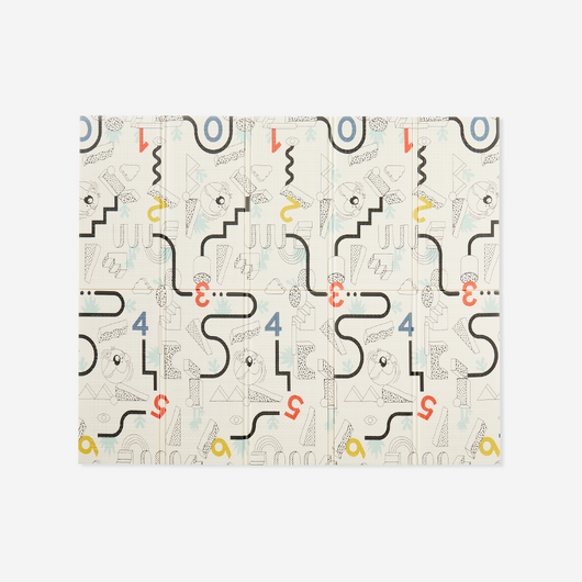 Tapis d&#039;éveil pliable et réversible Baby Gym