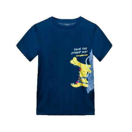 Camiseta de montaña y trekking manga corta Niños 6-14 años Trangoworld Morgins