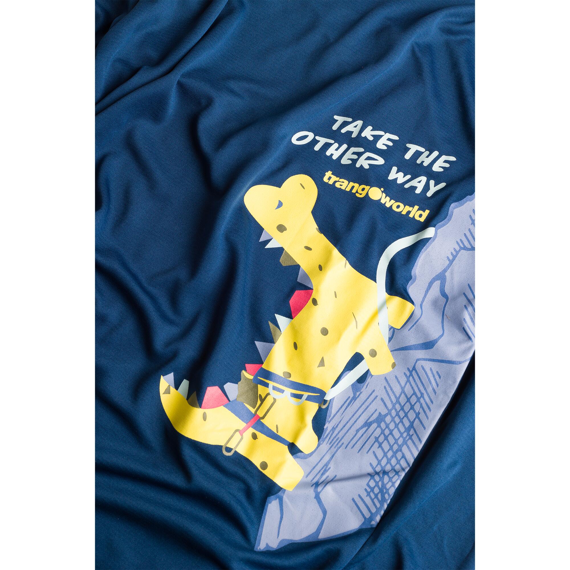 Camiseta de montaña y trekking manga corta Niños 6-14 años Trangoworld Morgins 2/3