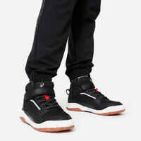 Kids' High-Top Shoes Laces/Rip-Tab Playventure Resist - Black