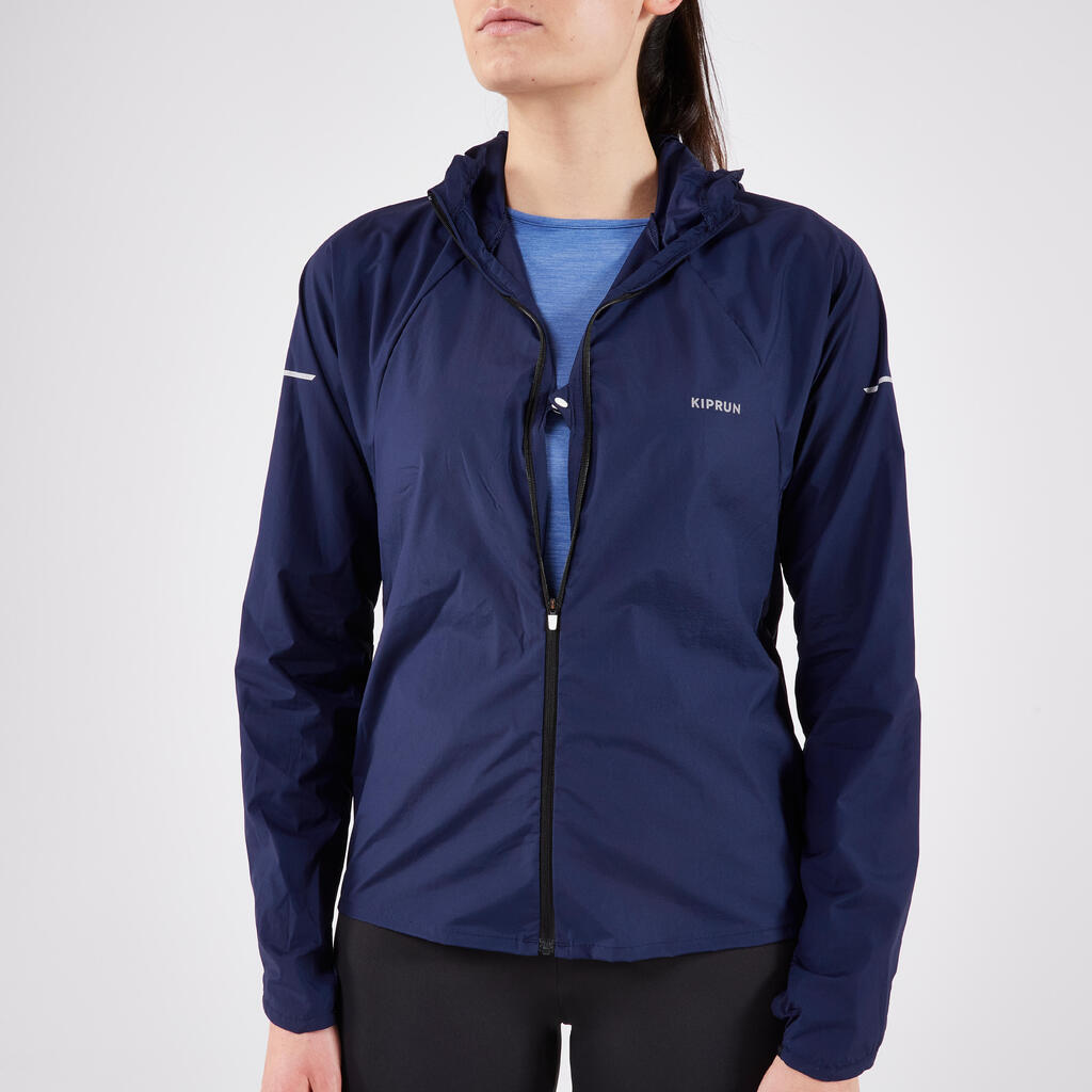 Jakna za trčanje Kiprun Run 900 vetrootporna ženska - KIPRUN Run 900 Wind plava