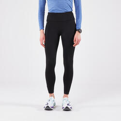 LEGGING RUNNING KIPRUN RUN 100 FEMME CHAUD NOIR