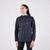 Veste running imperméable Femme, Kiprun Run Rain 900 gris foncé